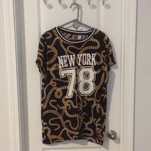 Mini casual t-shirt dress